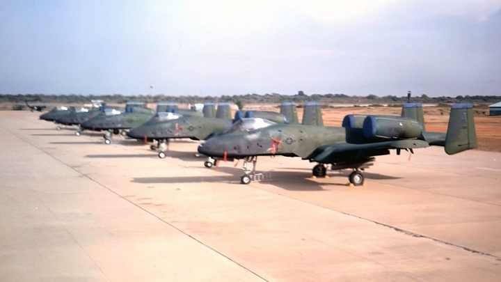 Aviones A-10 Thunderbolt II en Venezuela